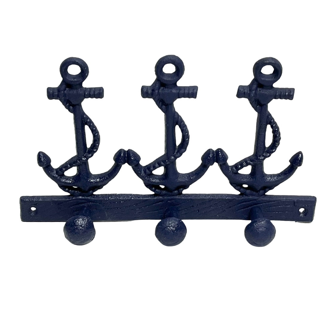 Cast Iron Anchor Hook - Available in 3 Colours