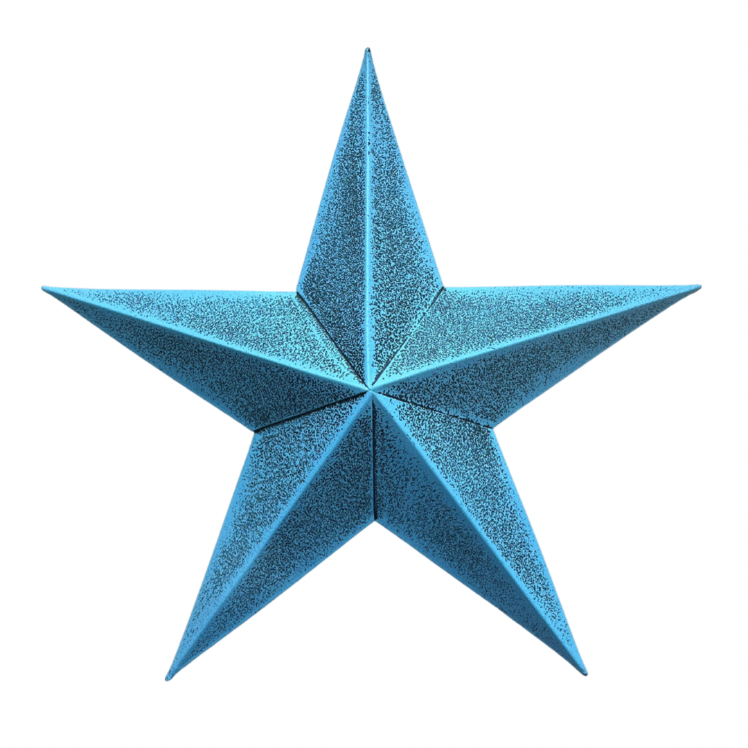 11" Metal Stars - Available in 4 Assorted Colours